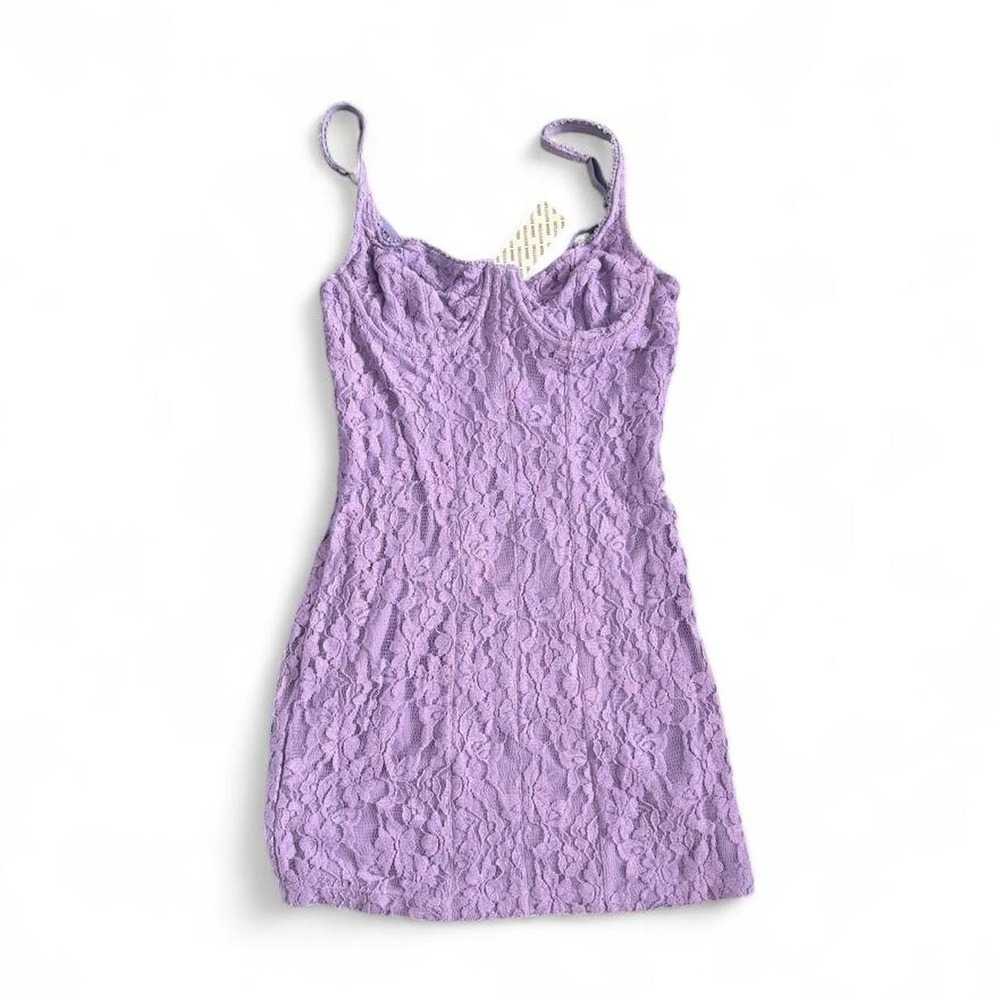 NWT Urban Outfitters purple lace dress